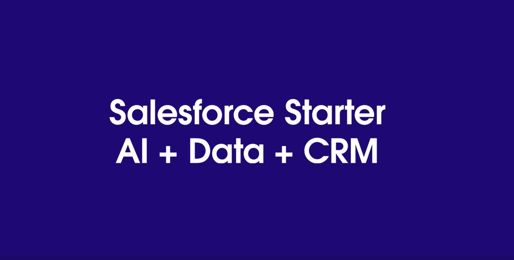 Salesforce Starter